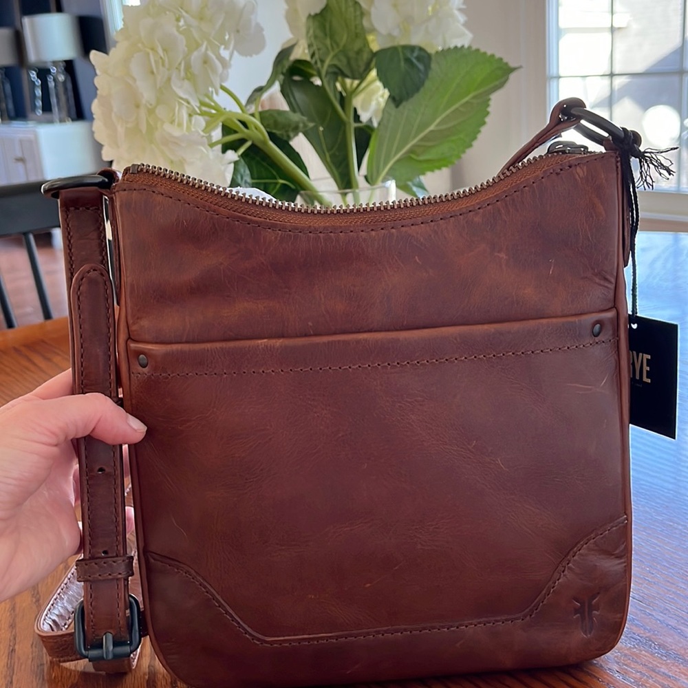 Frye Crossbody bag, Melissa Swing Pack in Congnac